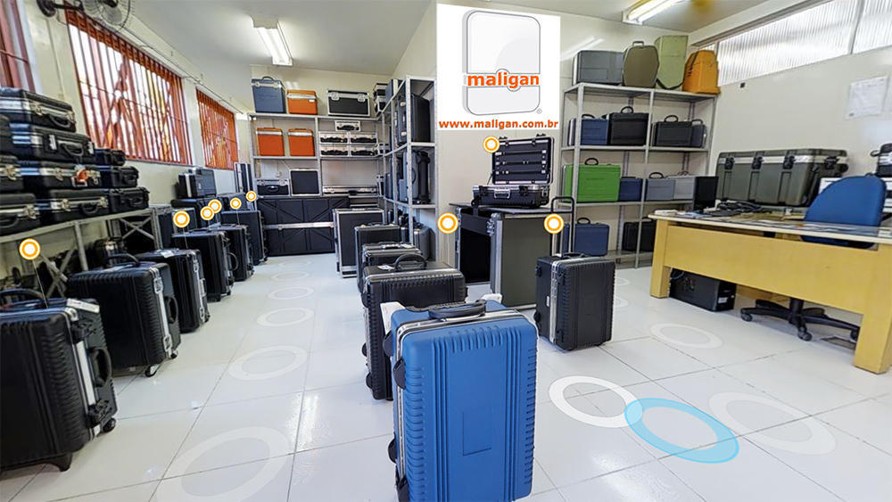 Maligan – Malas e Cases Especiais Tour Virtual 3D - Maligan - Malas e Cases Especiais
