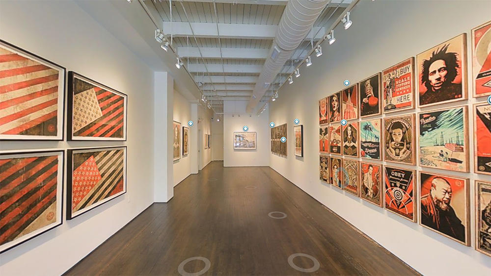 Tour Virtual 3D – SHEPARD FAIREY PRINTED MATTERS LSC GALLERY Tour Virtual 3D - SHEPARD FAIREY PRINTED MATTERS LSC GALLERY